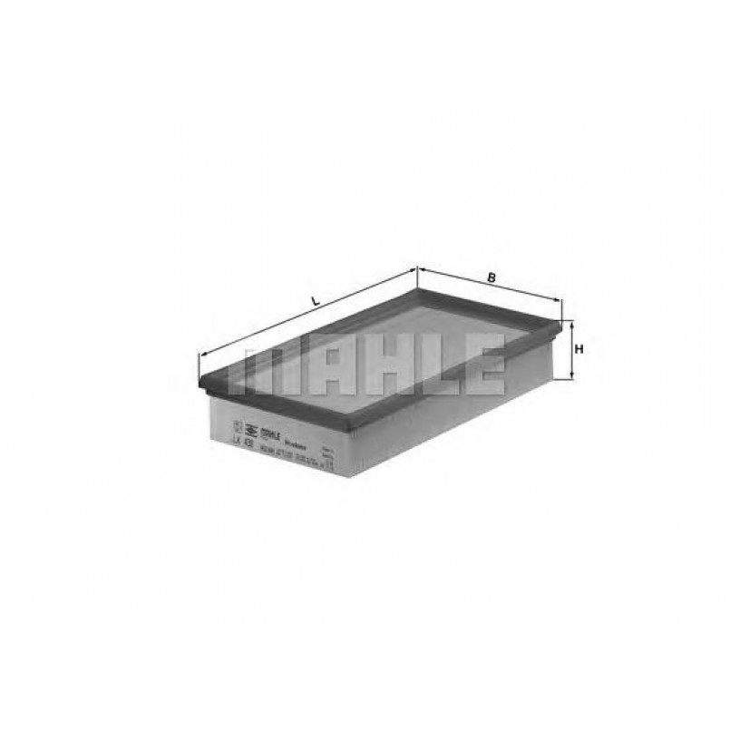 LX438 Фільтр повітря (MAHLE)
