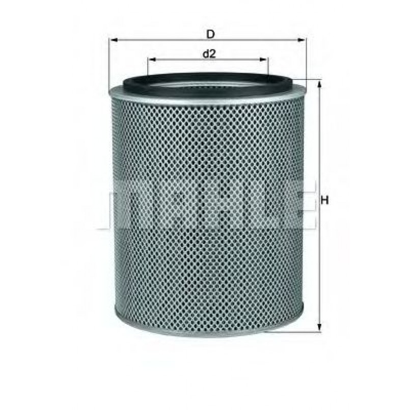LX47 Фільтр повітря (MAHLE)