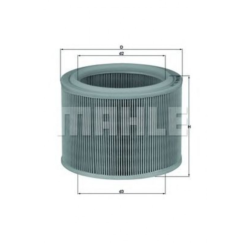 LX486 Фільтр повітря (MAHLE)