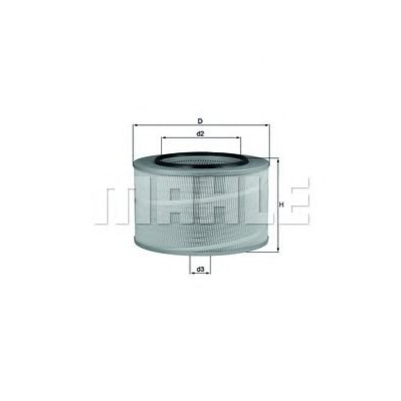 LX507 Фільтр повітря (MAHLE)