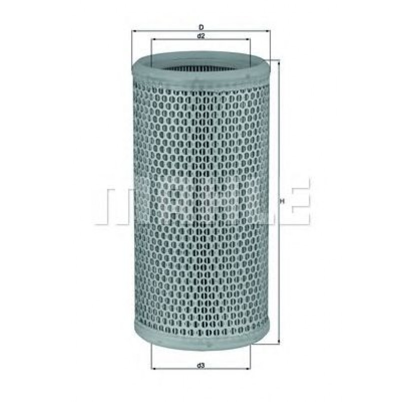 LX519 Фільтр повітря (MAHLE)