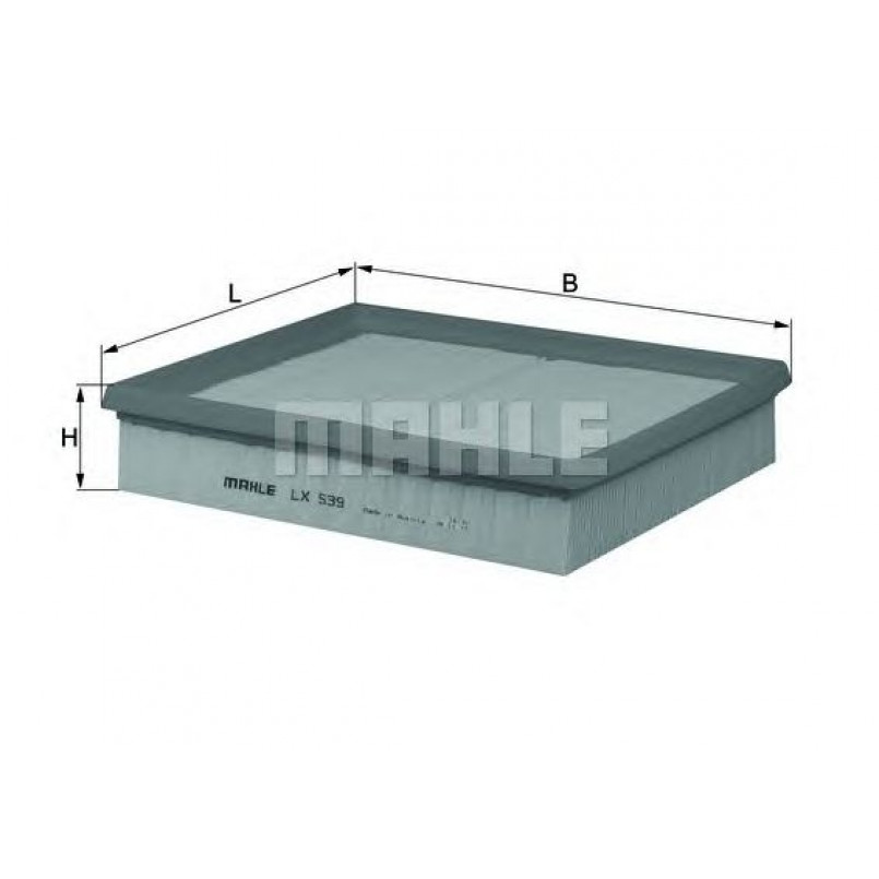 LX539 Фільтр повітря (MAHLE)