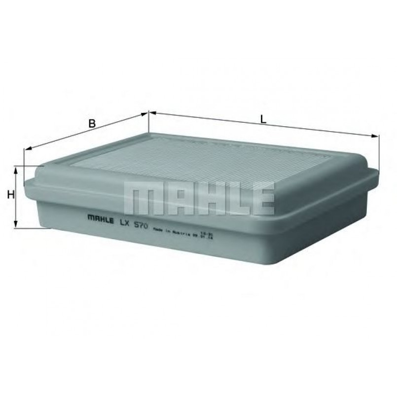 LX570 Фільтр повітря (MAHLE)