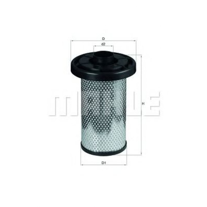 LX576 Фільтр повітря (MAHLE)