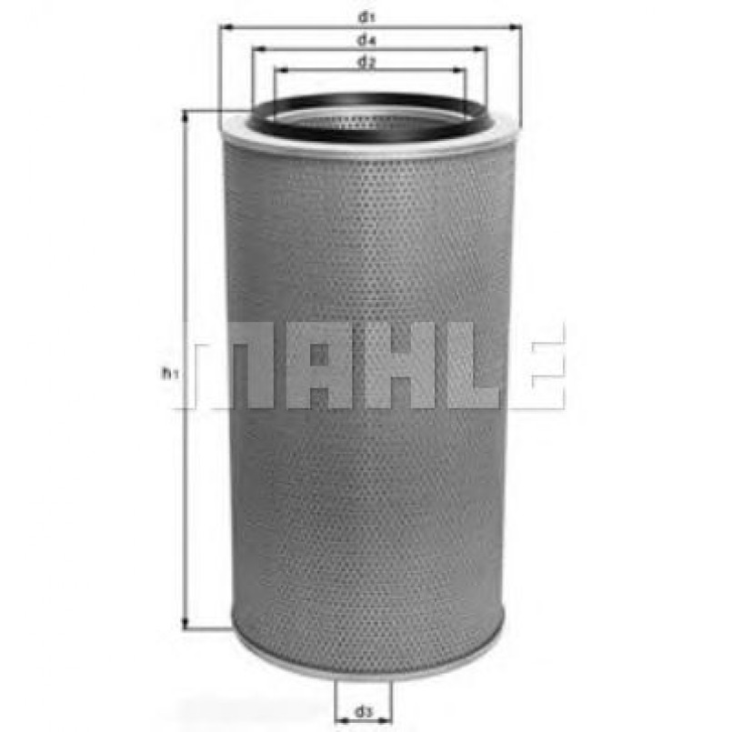 LX584 Фільтр повітря (MAHLE)