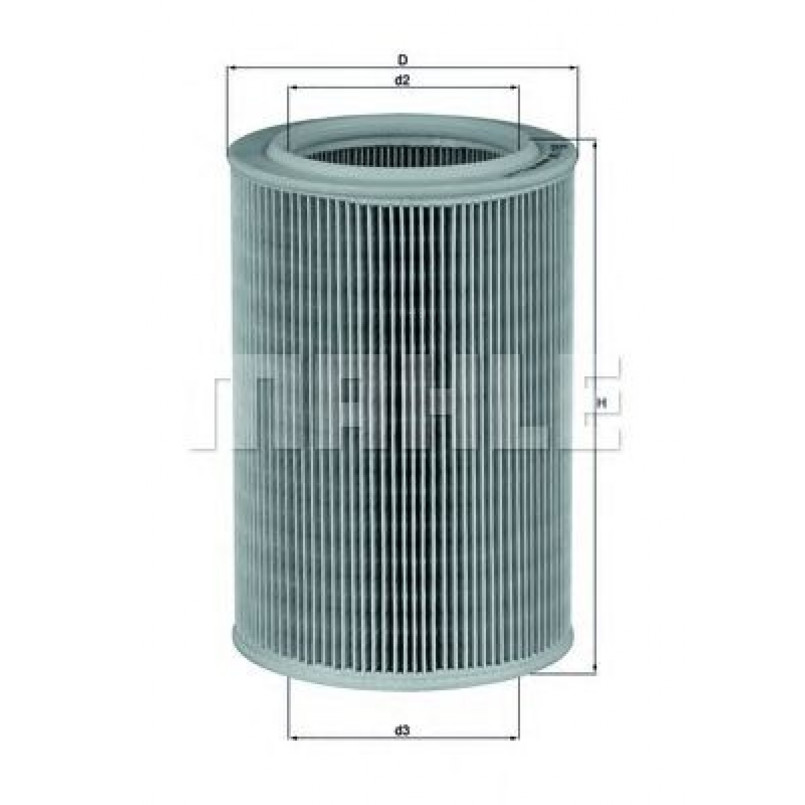 LX587 Фільтр повітря (MAHLE)