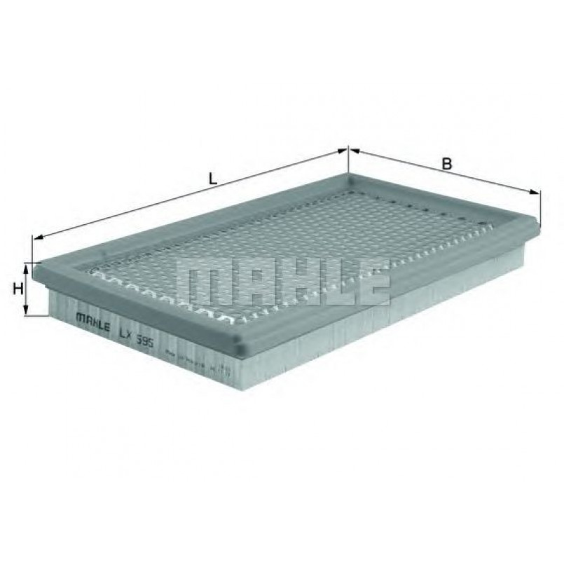 LX595 Фільтр повітря (MAHLE)