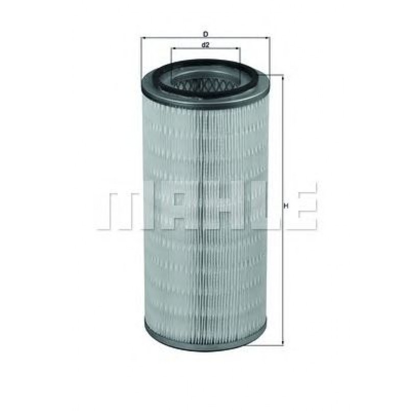 LX608 Фільтр повітря (MAHLE)