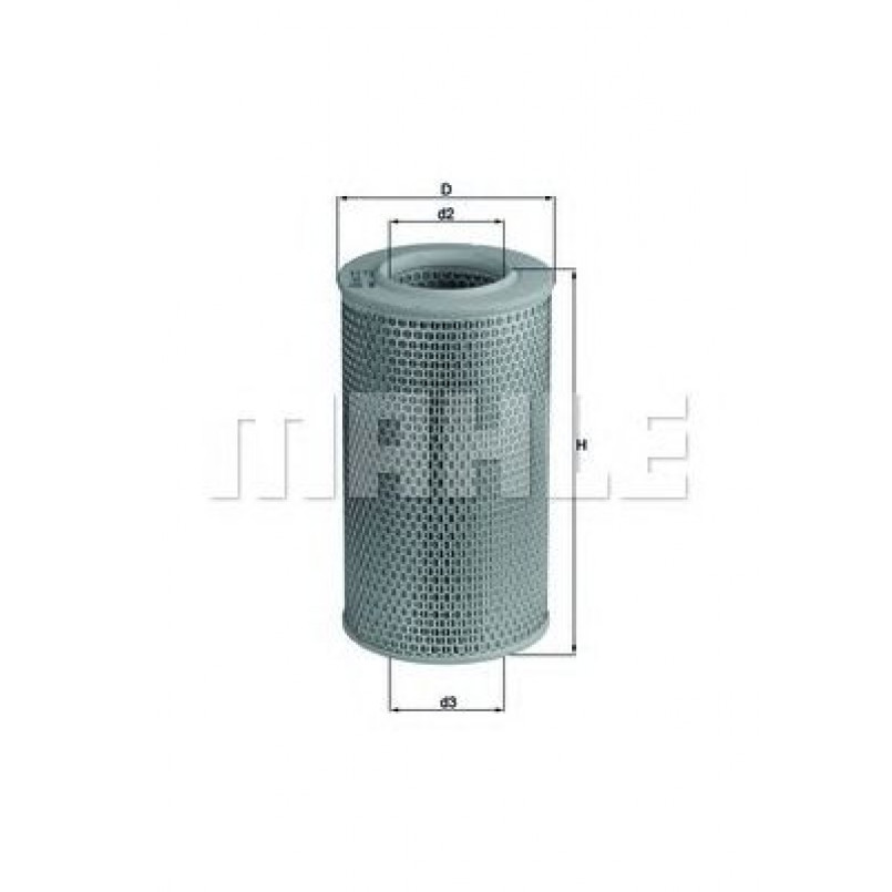 LX611 Фільтр повітря (MAHLE)