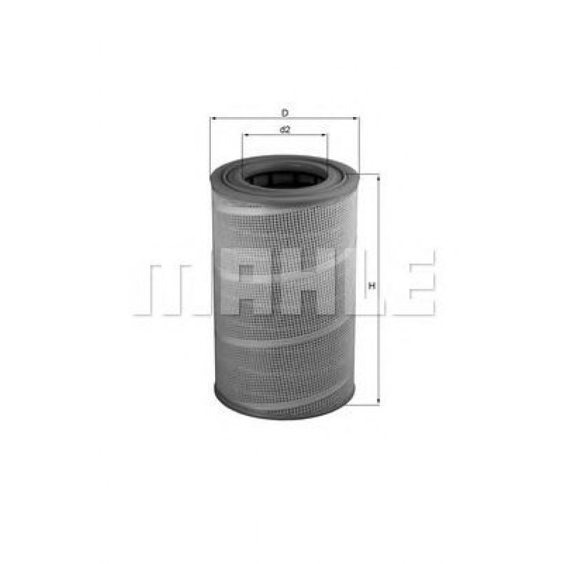 LX612 Фільтр повітря (MAHLE)