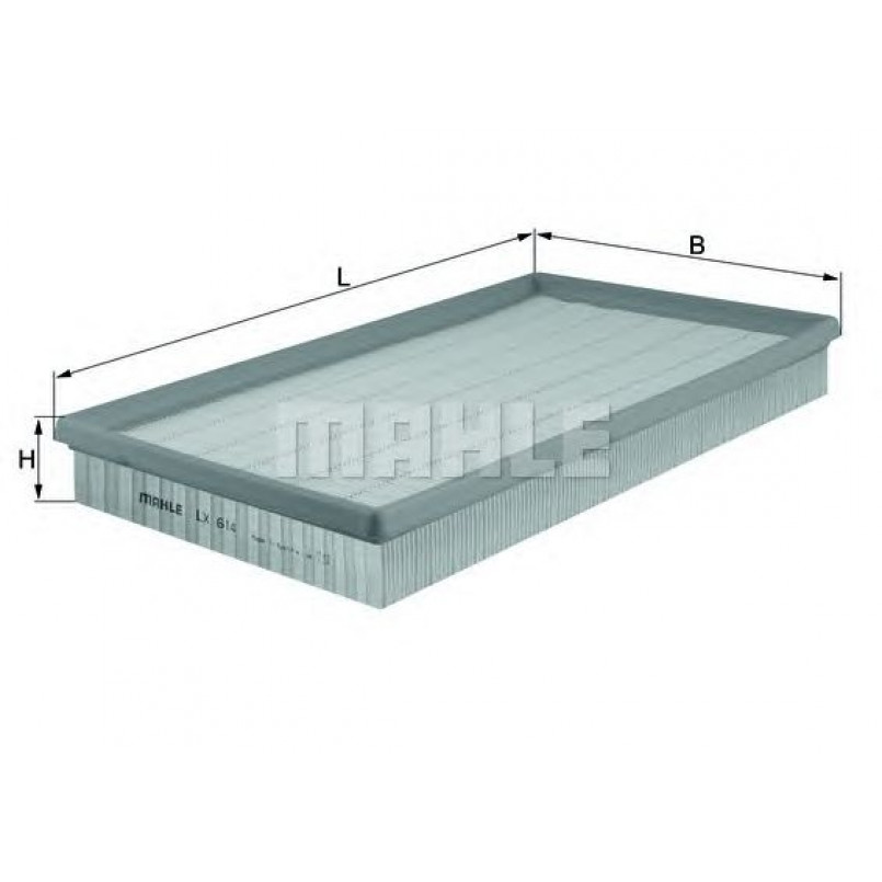 LX614 Фільтр повітря (MAHLE)