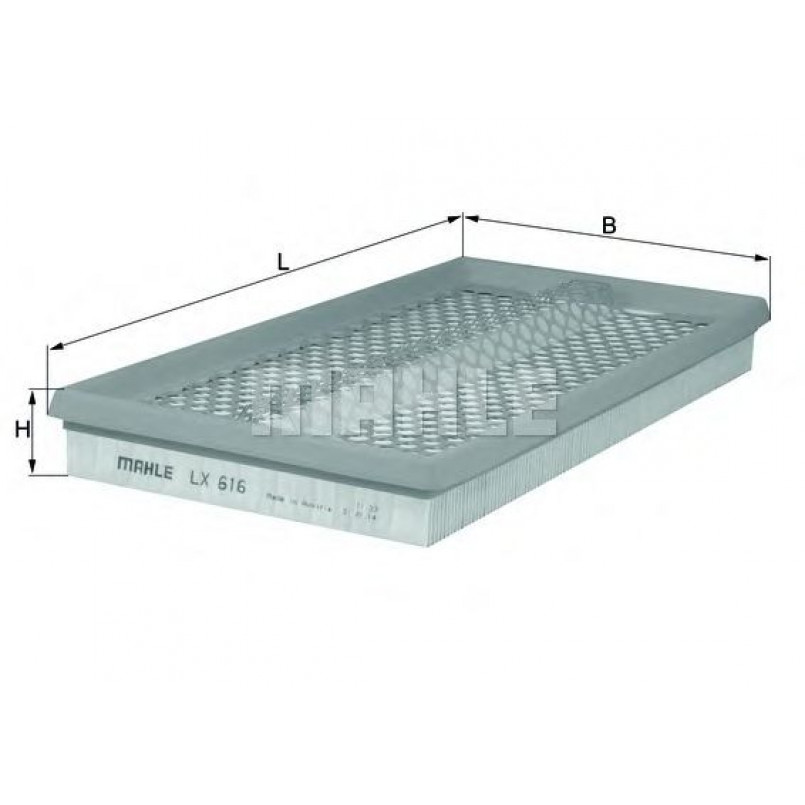 LX616 Фільтр повітря (MAHLE)