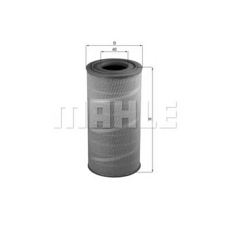 LX619 Фільтр повітря (MAHLE)