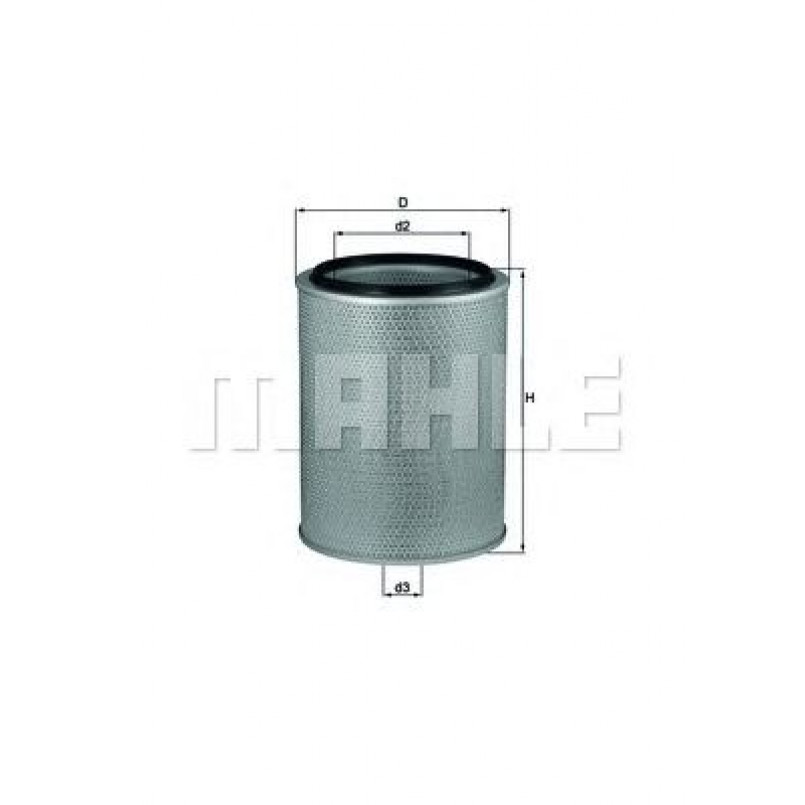 LX631 Фільтр повітря (MAHLE)