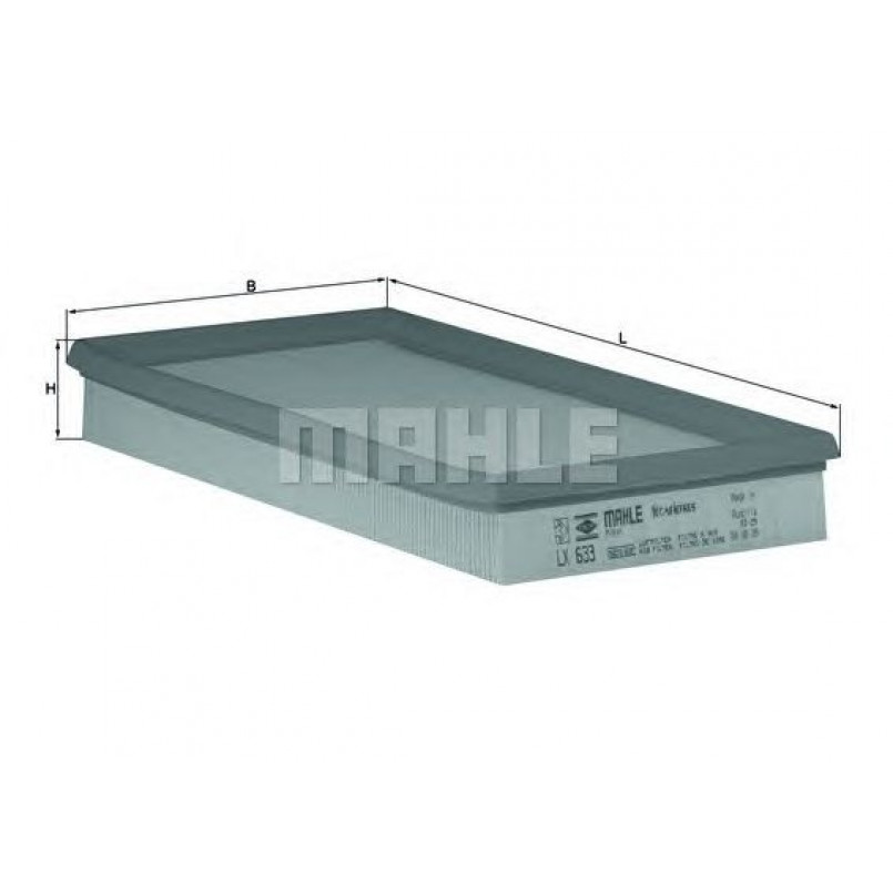 LX633 Фільтр повітря (MAHLE)