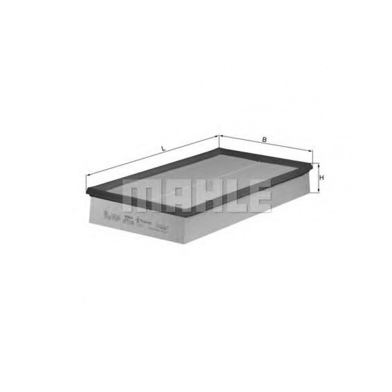 LX637 Фільтр повітря (MAHLE)