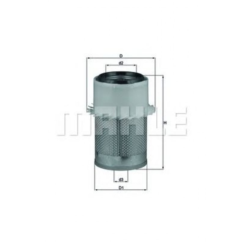LX648 Фільтр повітря (MAHLE)