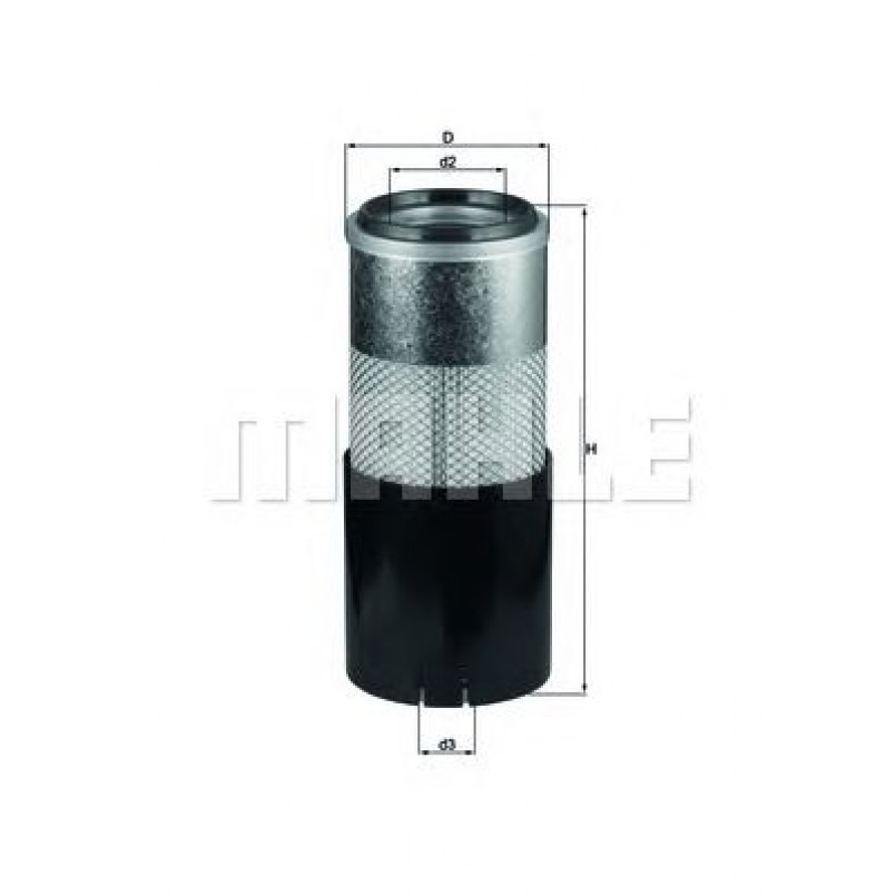 LX652 Фільтр повітря (MAHLE)