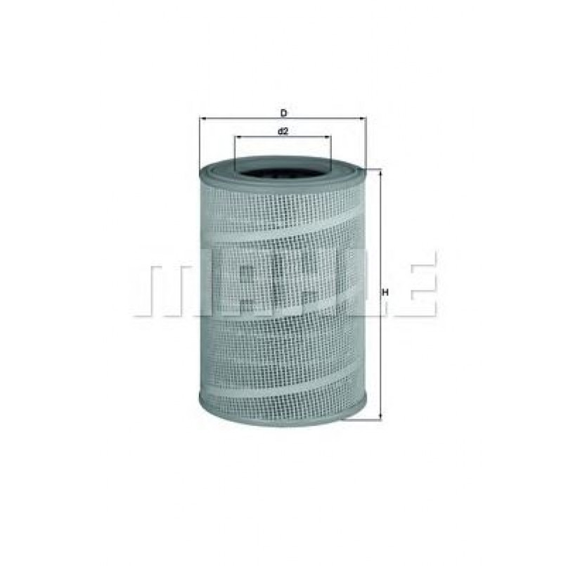 LX666 Фільтр повітря (MAHLE)