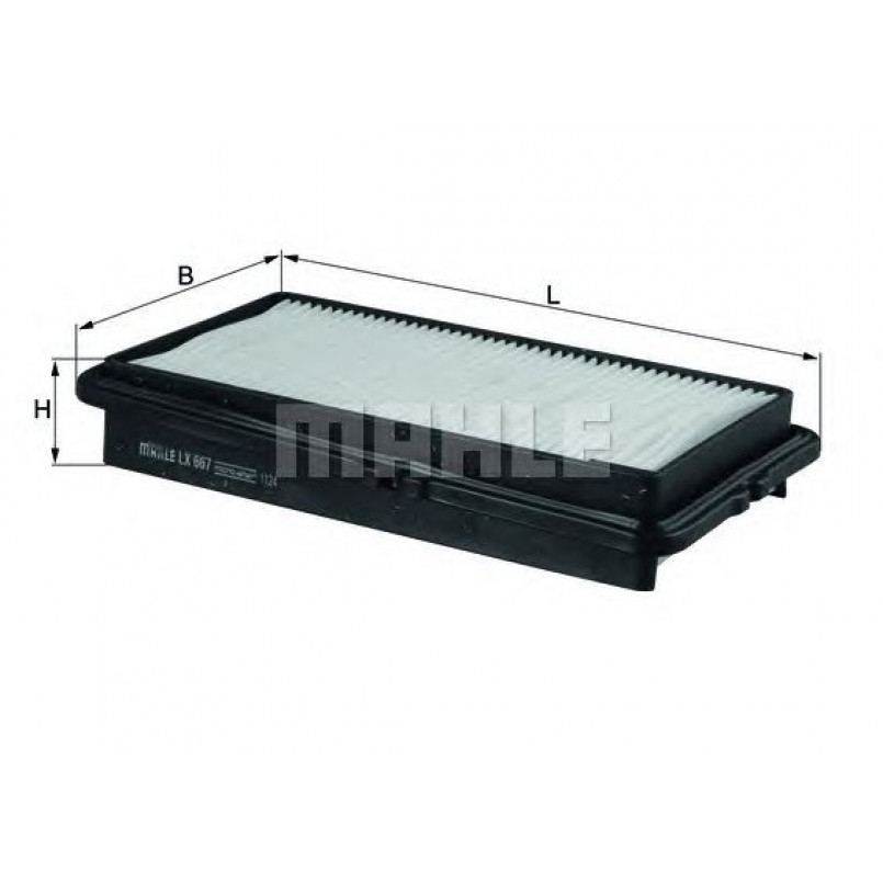 LX667 Фільтр повітря (MAHLE)