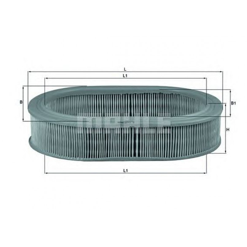 LX698 Фільтр повітря (MAHLE)