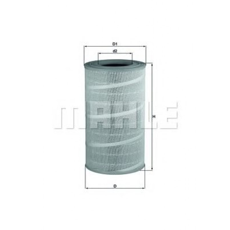 LX712 Фільтр повітря (MAHLE)