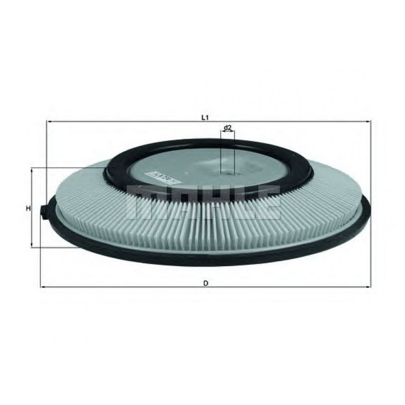 LX724 Фільтр повітря (MAHLE)