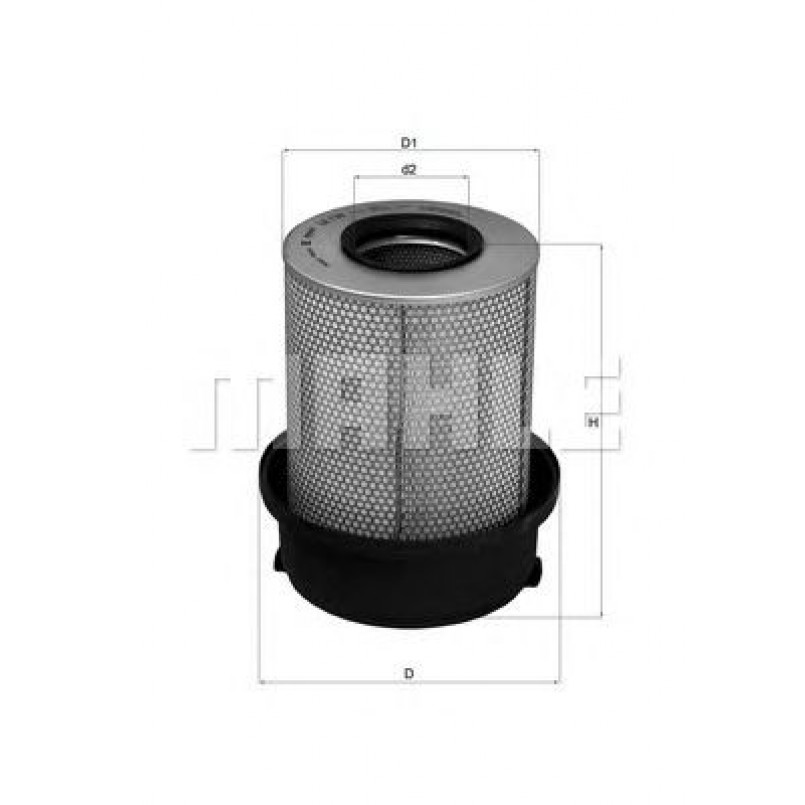 LX739 Фільтр повітря (MAHLE)