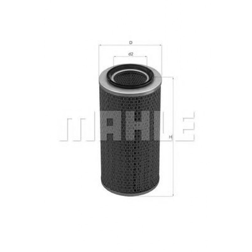 LX748 Фільтр повітря (MAHLE)