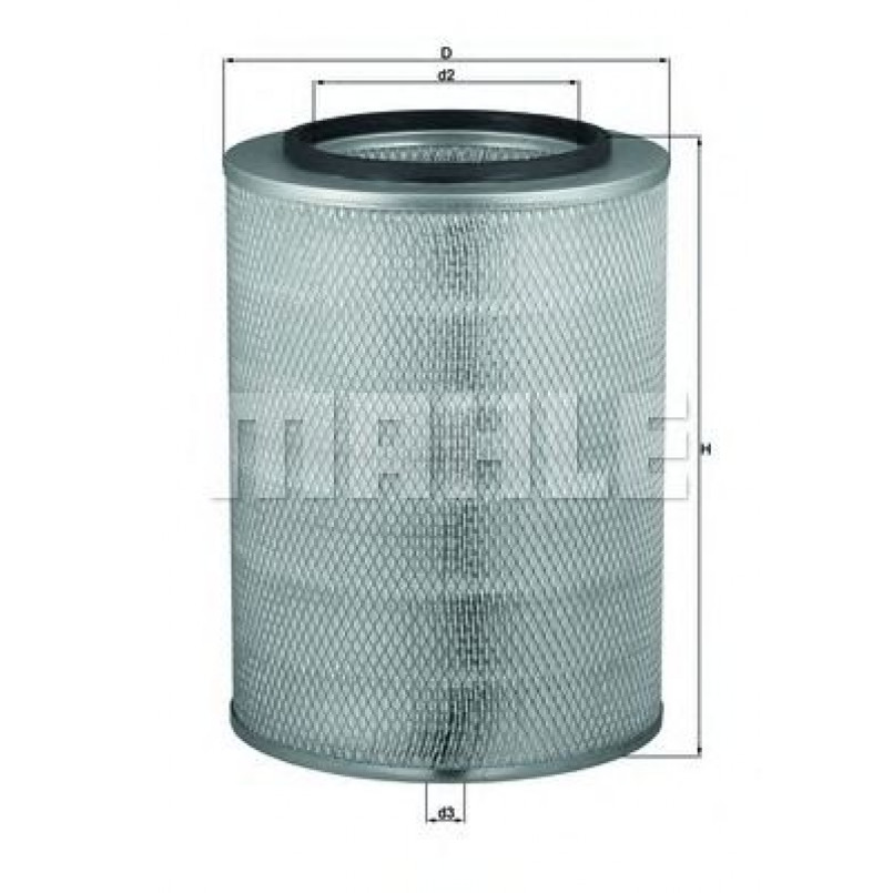 LX763 Фільтр повітря (MAHLE)