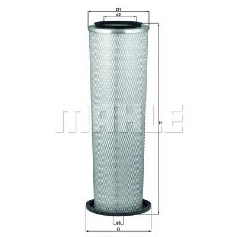 LX764 Фільтр повітря (MAHLE)