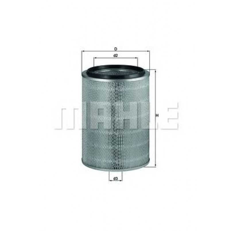 LX765 Фільтр повітря (MAHLE)