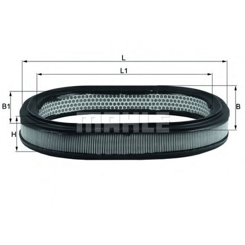 LX78 Фільтр повітря (MAHLE)