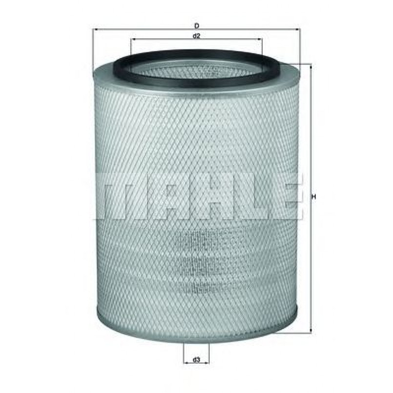 LX780 Фільтр повітря (MAHLE)