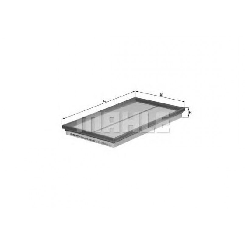 LX781 Фільтр повітря (MAHLE)