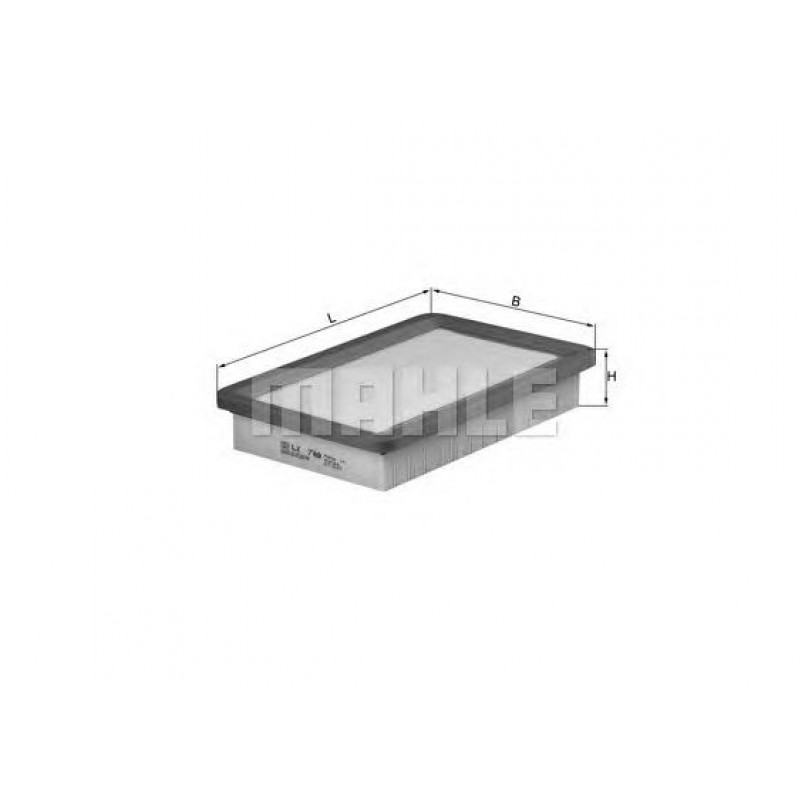 LX789 Фільтр повітря (MAHLE)