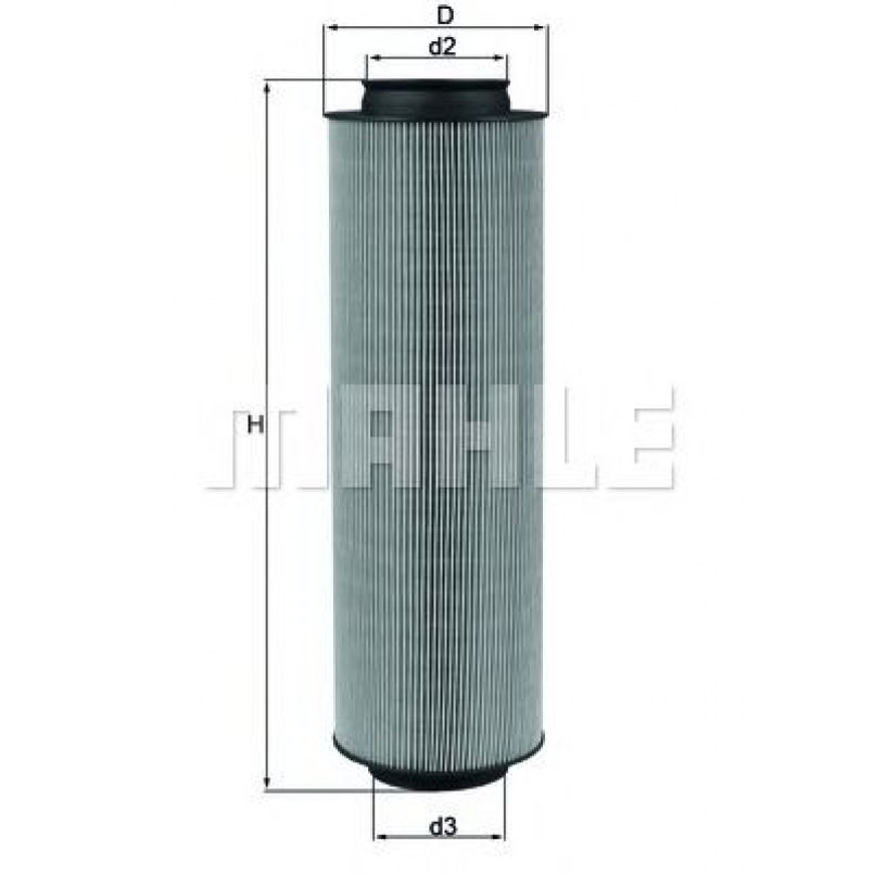 LX791 Фільтр повітря (MAHLE)