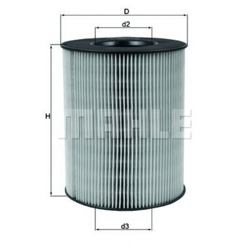 LX794 Фільтр повітря (MAHLE)