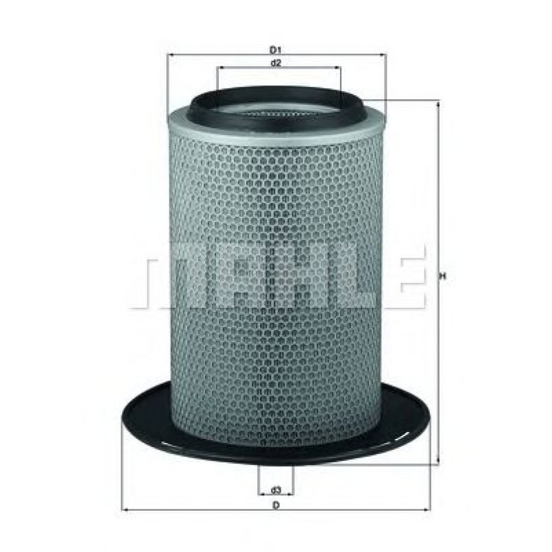 LX796 Фільтр повітря (MAHLE)
