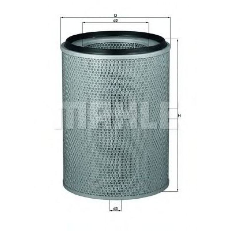 LX797 Фільтр повітря (MAHLE)