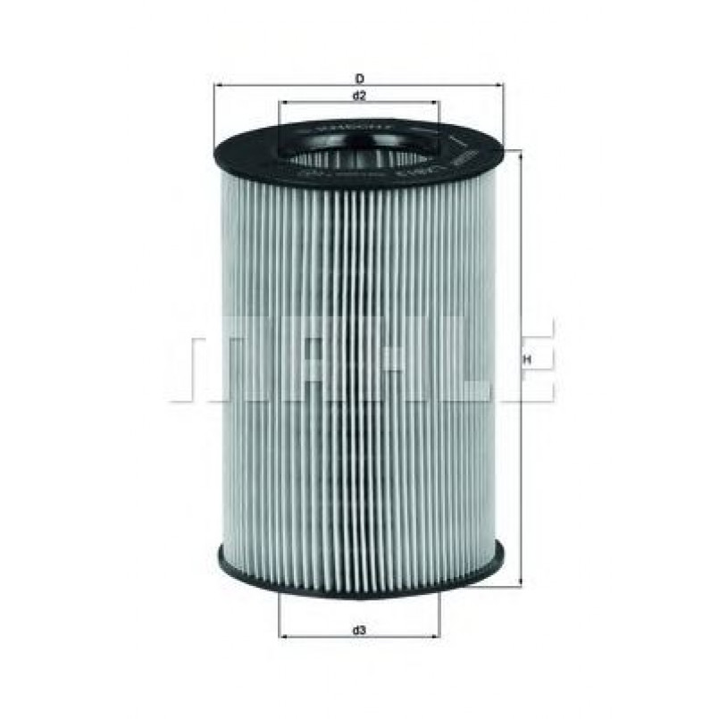 LX813 Фільтр повітря (MAHLE)
