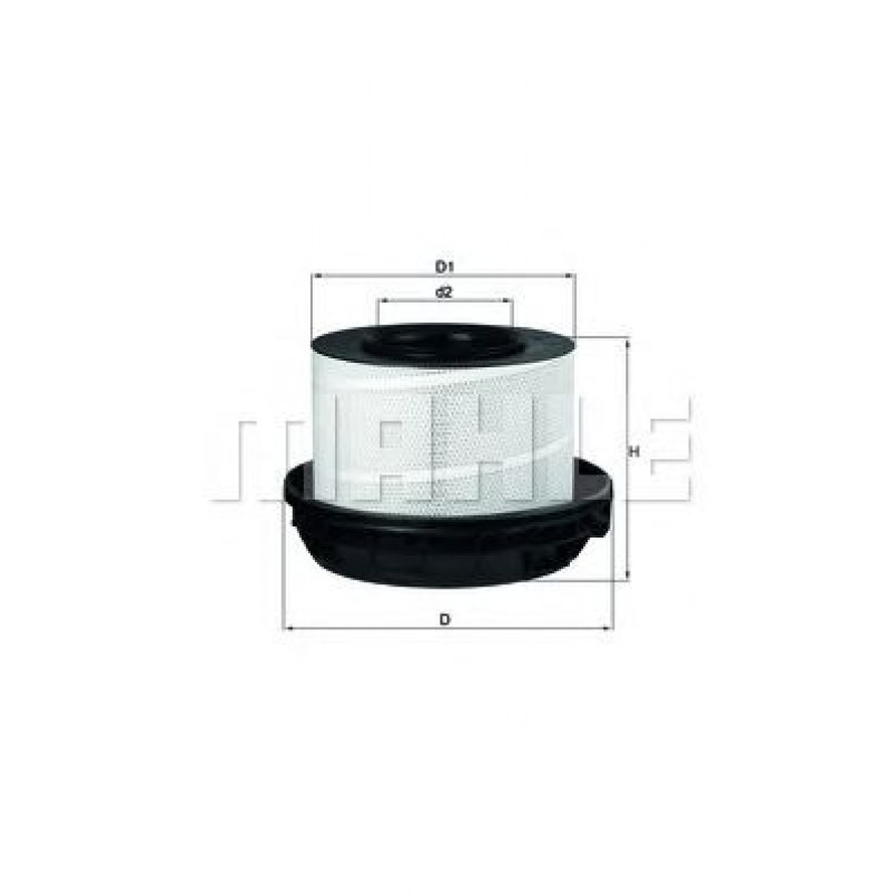 LX814/1 Фільтр повітря (MAHLE)