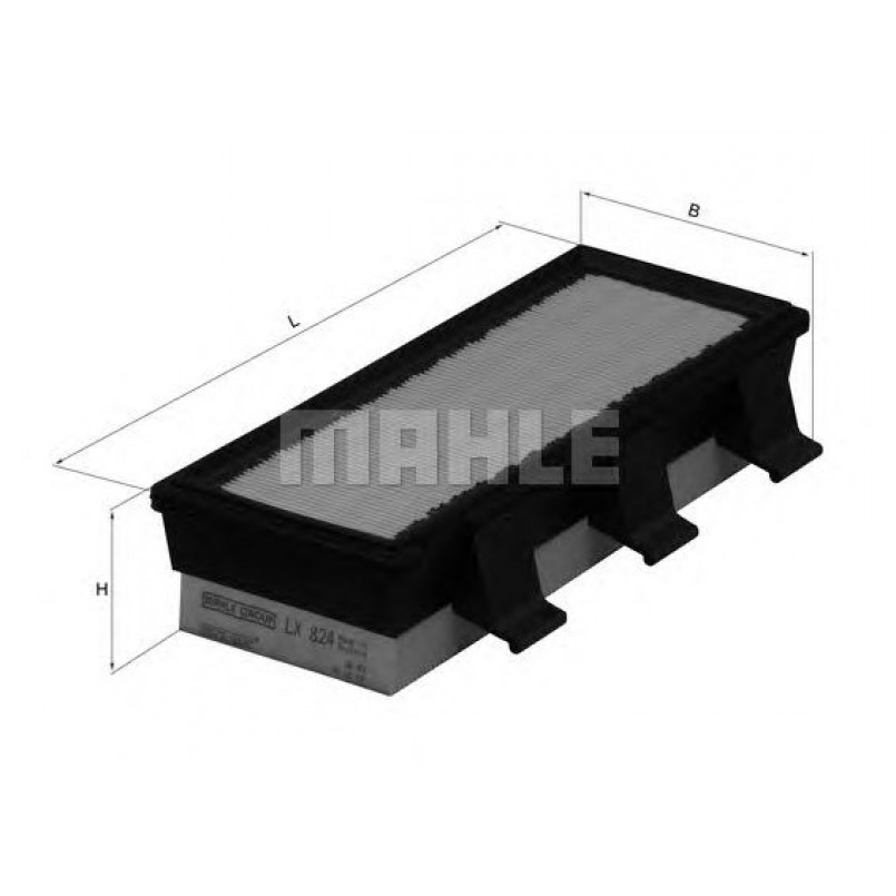 LX824 Фільтр повітря (MAHLE)