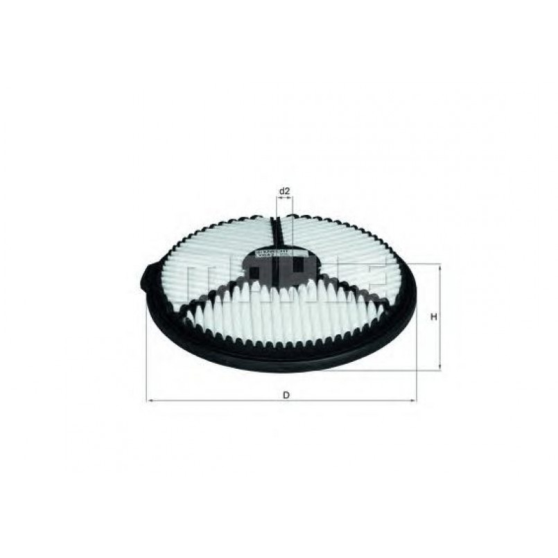 LX842 Фільтр повітря (MAHLE)
