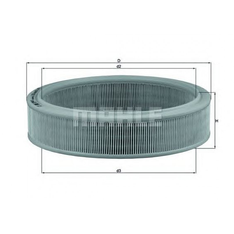 LX853 Фільтр повітря (MAHLE)