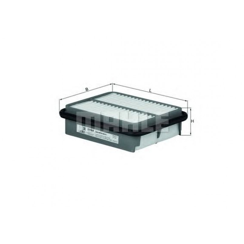 LX861 Фільтр повітря (MAHLE)