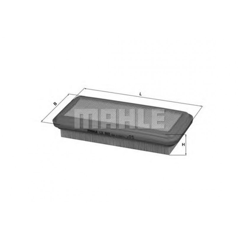 LX863 Фільтр повітря (MAHLE)