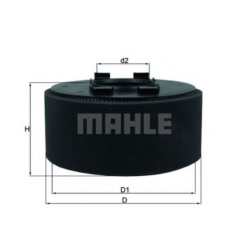 LX870 Фільтр повітря (MAHLE)