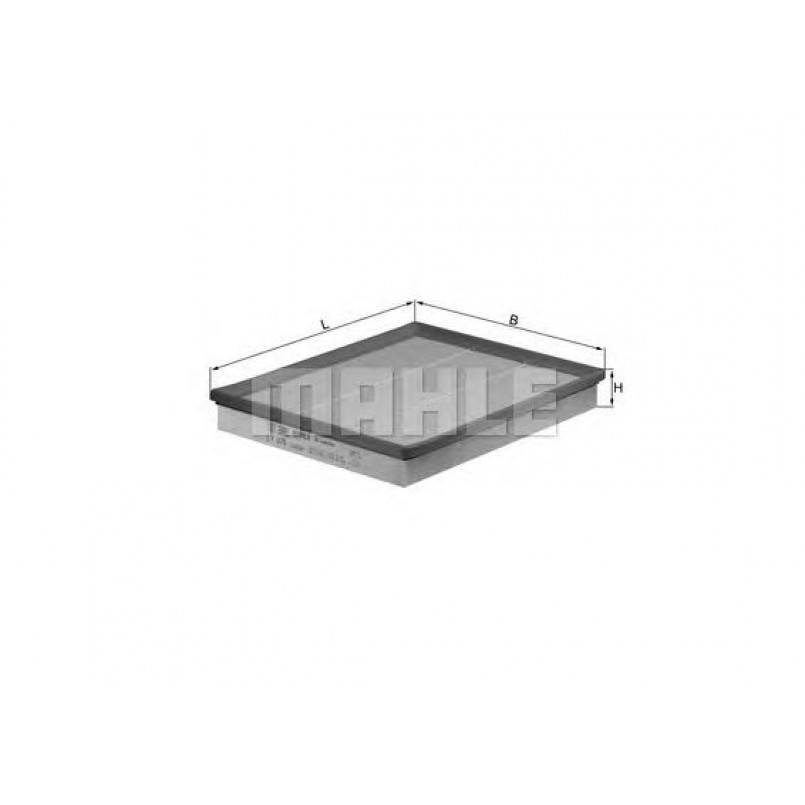 LX876 Фільтр повітря (MAHLE)