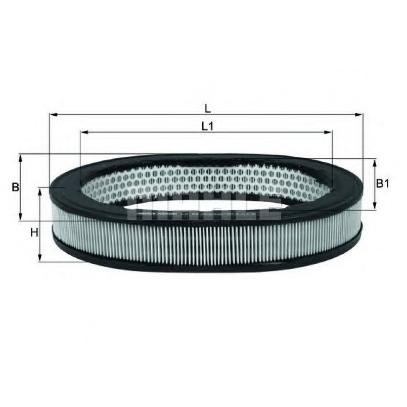 LX88 Фільтр повітря (MAHLE)